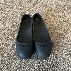 Crocs‎ Ballet flats shoes 5 black casual slip on footwear loafer women office
